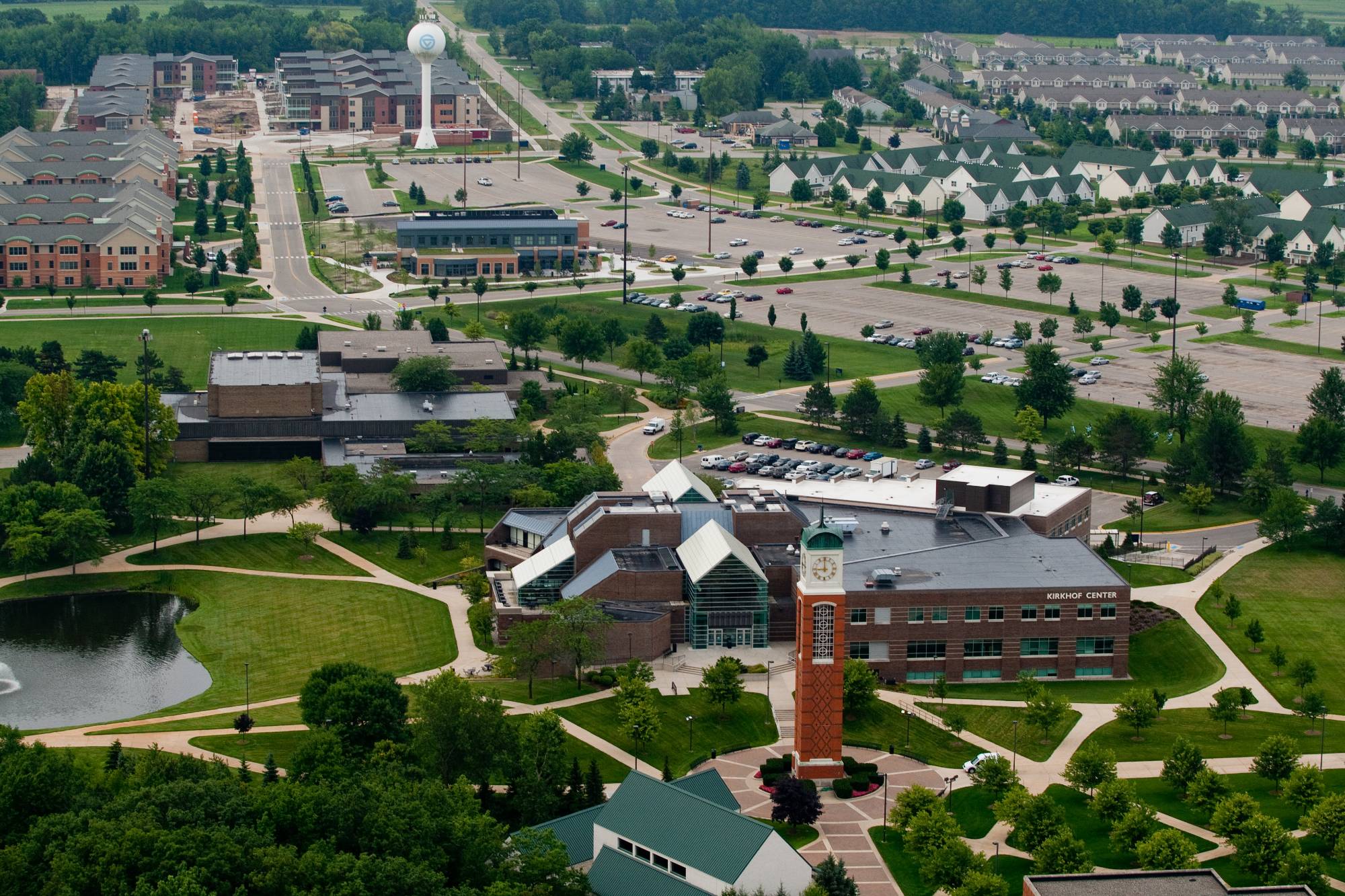 A birds-eye-view of South Campus.